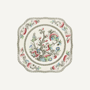Found Indian Tree Square Salad Plate