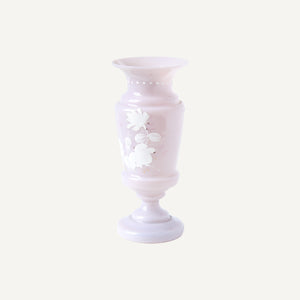 Found Lilac Glass Vase